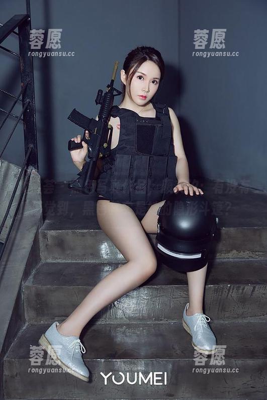尤蜜荟-颜美汐 尤蜜荟 - 黑色写真作品,颜美汐:有没有感觉到,黑色其实是她的隐形斗篷?