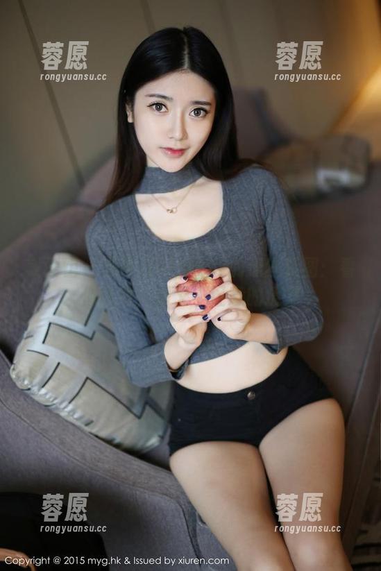 美媛馆 - 朱可儿Flower的黑丝套图：看似随意，却又不经意的撩拨